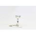 Blue Topaz Ring Silver Sterling 925 Women's Handmade Jewelry Gemstone A770